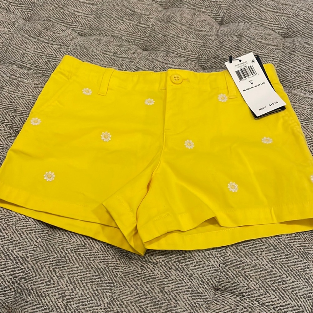 Polo shorts size 6